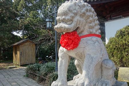 承载历史的石狮（尚留有八国联军入侵北京时的弹孔）