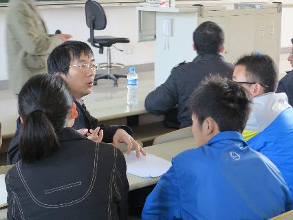 推进会前李欣欣老师聆听学生心声